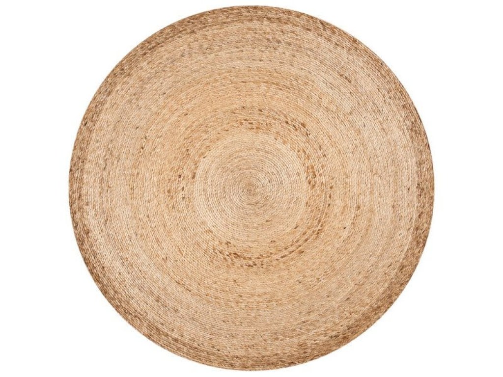 Χαλί Γιούτα Στρογγυλό Βαμβακερό Natural Γαρύφαλλο | Γαρύφαλλο - Λευκά Είδη